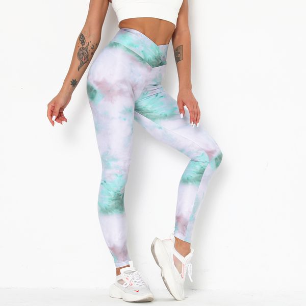 yoga leggings yoga pants women digital printed tie-dye rainbow fitness pants cross-waist sports tight-fitting push up gym pants, White;red
yoga leggings yoga pants women digital printed tie-dye rainbow fitness pants cross-waist sports tight-fitting push up gym pants, White;red