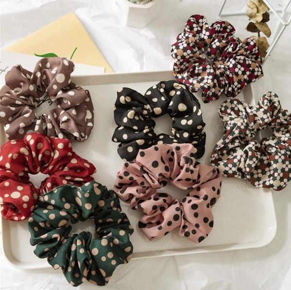 women scrunchies polka dot large intestine circle stretch rubber hair bands ponytail holder fashion hair accessories 7 designs, Slivery;white
women scrunchies polka dot large intestine circle stretch rubber hair bands ponytail holder fashion hair accessories 7 designs, Slivery;white