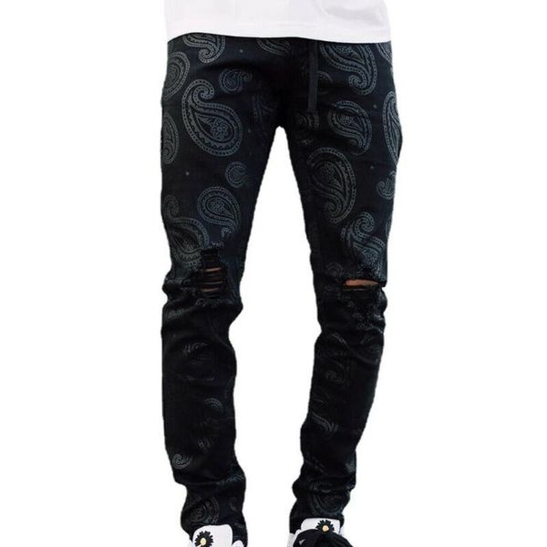 men's jeans mens long trousers drawstring straight-leg full summer 2021 pants casual fashion hole printed clothing slim fit male, Blue
men's jeans mens long trousers drawstring straight-leg full summer 2021 pants casual fashion hole printed clothing slim fit male, Blue