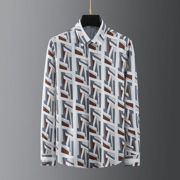 men's casual shirts 2021 luxury print men long sleeve fashion streetwear letter printing slim fit business dress chemise homme, White;black
men's casual shirts 2021 luxury print men long sleeve fashion streetwear letter printing slim fit business dress chemise homme, White;black