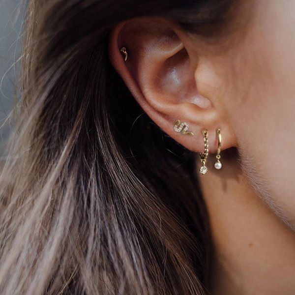 februaryfrost brand punk style snake earrings 925 sterling silver snakelike pendant stud earrings for women animal climber ear jewelry ear l, Golden;silver
februaryfrost brand punk style snake earrings 925 sterling silver snakelike pendant stud earrings for women animal climber ear jewelry ear l, Golden;silver