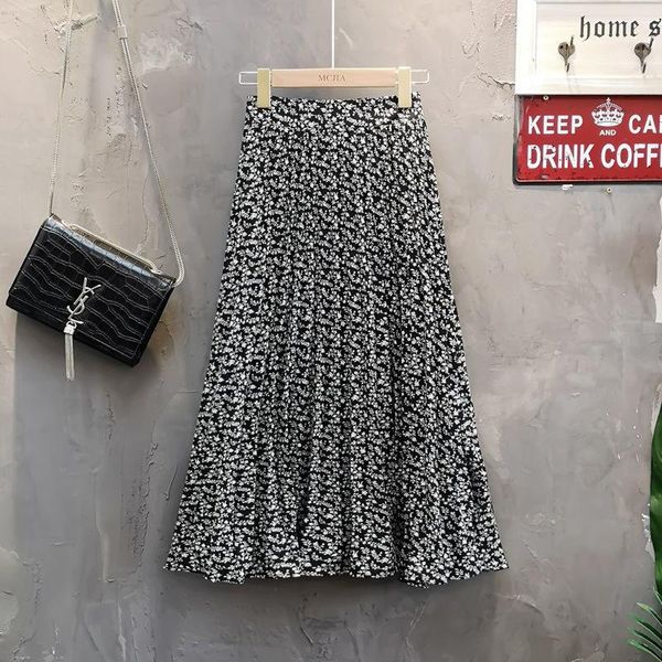 skirts women 2021 summer fashion loose chiffon female high waist printed ladies mid-long thin a-line e302, Black
skirts women 2021 summer fashion loose chiffon female high waist printed ladies mid-long thin a-line e302, Black