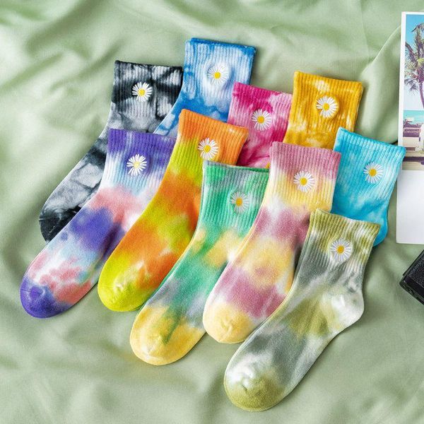 men's socks daisy tie-dye cotton fashion casual sports hip-hop harajuku street clothing comfortable breathable unisex35-43, Black
men's socks daisy tie-dye cotton fashion casual sports hip-hop harajuku street clothing comfortable breathable unisex35-43, Black