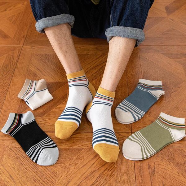 stripe sock men's art patchwork boat socks man black casual breathable cotton sox spring summer classic skarpetki
stripe sock men's art patchwork boat socks man black casual breathable cotton sox spring summer classic skarpetki