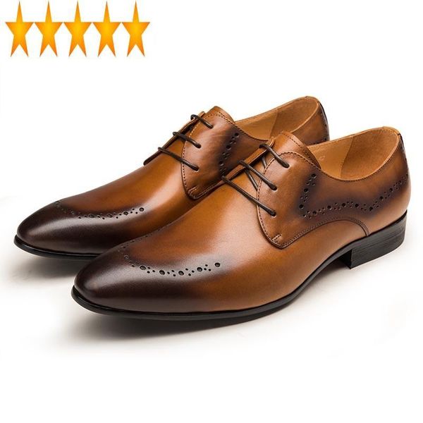 dress shoes business 2021 classic men formal genuine leather derby mens flats wedding party brogue black brown male footwear zapatos
dress shoes business 2021 classic men formal genuine leather derby mens flats wedding party brogue black brown male footwear zapatos