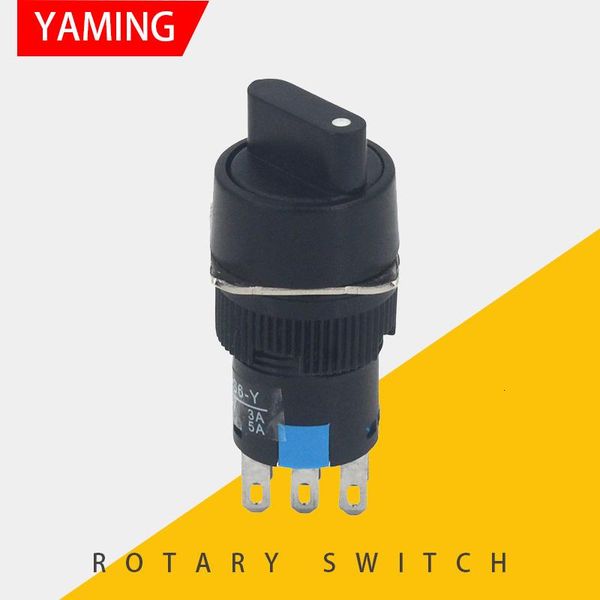 smart home control 16mm rotary switch knob round button 2/3 positions three six feet pins latching lock 1no1nc 2no2nc selector la16y-11x21
smart home control 16mm rotary switch knob round button 2/3 positions three six feet pins latching lock 1no1nc 2no2nc selector la16y-11x21