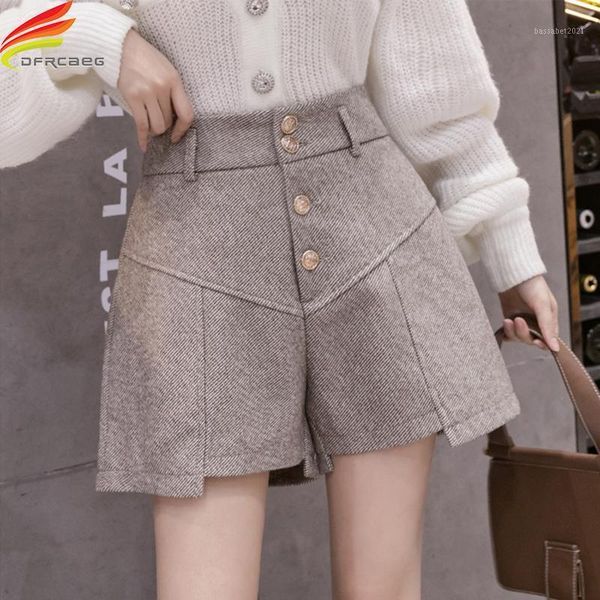 women's shorts khaki gray woolen women 2021 autumn winter korean style single button pockets high waist thicken warm short feminino, White;black
women's shorts khaki gray woolen women 2021 autumn winter korean style single button pockets high waist thicken warm short feminino, White;black