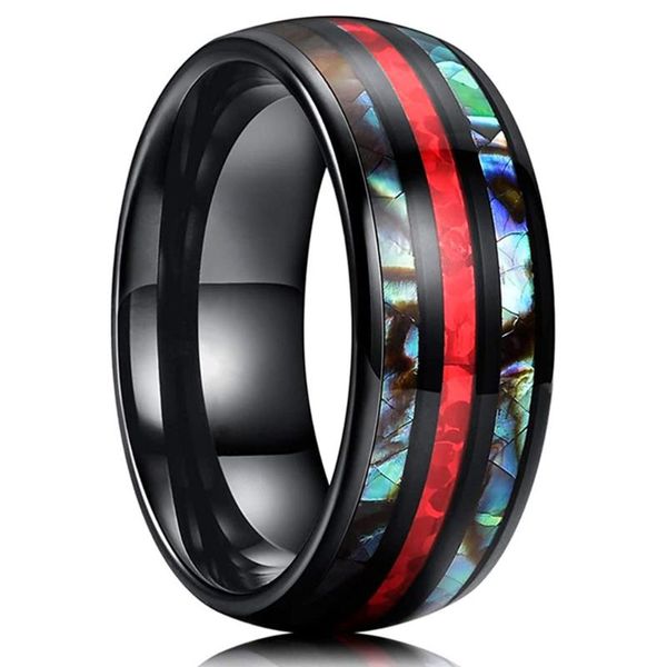 wedding rings 8mm fashion tungsten ring with red opal sticker imitation of abalone shell, inlaid exquisite anniversary gift for men, Slivery;golden
wedding rings 8mm fashion tungsten ring with red opal sticker imitation of abalone shell, inlaid exquisite anniversary gift for men, Slivery;golden