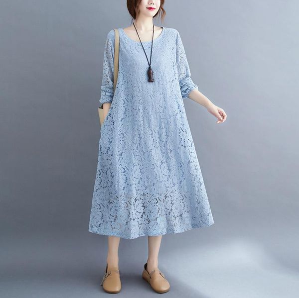 maternity dresses lace dress for pregnant women clothes spring o-neck long-sleeved clothing elegant pregnancy, White
maternity dresses lace dress for pregnant women clothes spring o-neck long-sleeved clothing elegant pregnancy, White