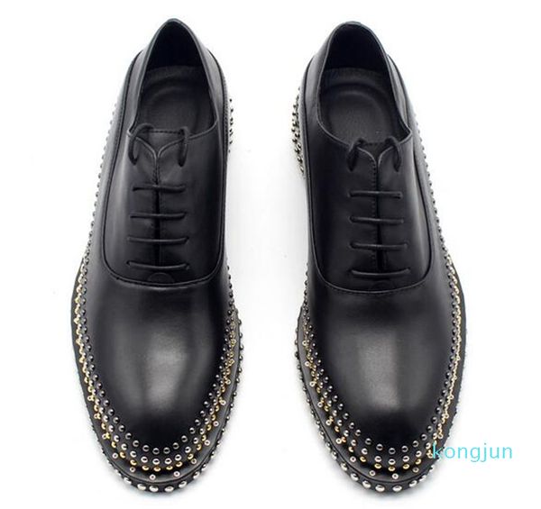 designer- men shoes handmade rivets shoes wedding dress oxfords cow genuine leather men oxfords formal business shoes, Black
designer- men shoes handmade rivets shoes wedding dress oxfords cow genuine leather men oxfords formal business shoes, Black