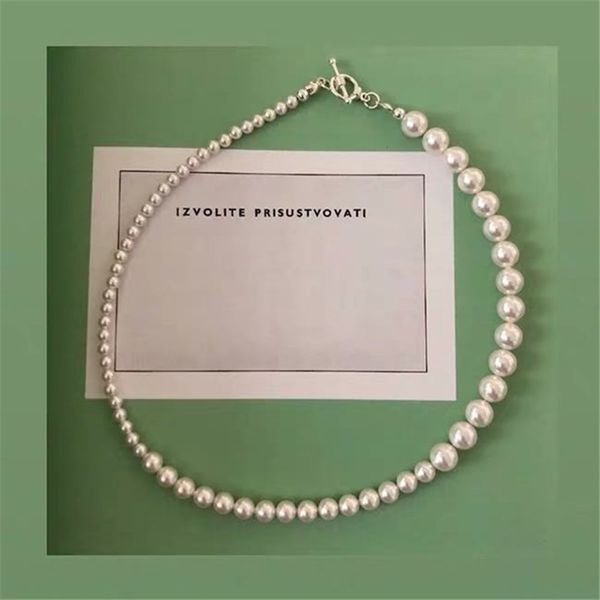 hbp ins simple necklace elegant temperament buckle gradient size bright pearl clavicle chain choker women's fashion, Silver
hbp ins simple necklace elegant temperament buckle gradient size bright pearl clavicle chain choker women's fashion, Silver