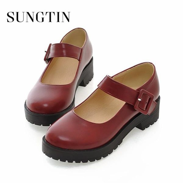 dress shoes sungtin japanese style sweet soft mary jane women 2021 vintage lolita all match college platform, Black
dress shoes sungtin japanese style sweet soft mary jane women 2021 vintage lolita all match college platform, Black