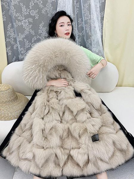 women's fur & faux plus size winter parka mujer 2021 mid-length import liner removable coat overcoat women, Black
women's fur & faux plus size winter parka mujer 2021 mid-length import liner removable coat overcoat women, Black