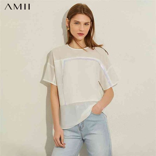 minimalism spring summer chiffon loose women blouse causal oneck short sleeves thin female 12040258 210527, White
minimalism spring summer chiffon loose women blouse causal oneck short sleeves thin female 12040258 210527, White