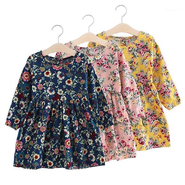 girl's dresses toddler baby girls dress cotton long sleeve floral print princess kids winter casual clothes for teens 3-11y1, Red;yellow
girl's dresses toddler baby girls dress cotton long sleeve floral print princess kids winter casual clothes for teens 3-11y1, Red;yellow