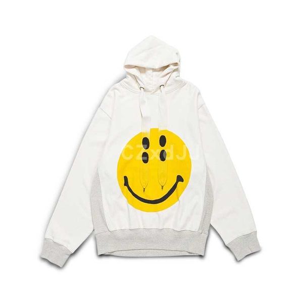 men's hoodies kapital hirata hehong yellow smiling face loose fitting sweater white hoodie for men and women, Black
men's hoodies kapital hirata hehong yellow smiling face loose fitting sweater white hoodie for men and women, Black