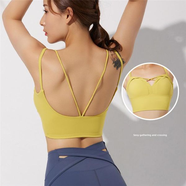 yoga outfit cross neckline women sports bra beautiful back 6 color running gym shockproof fitness exercise underwear
yoga outfit cross neckline women sports bra beautiful back 6 color running gym shockproof fitness exercise underwear