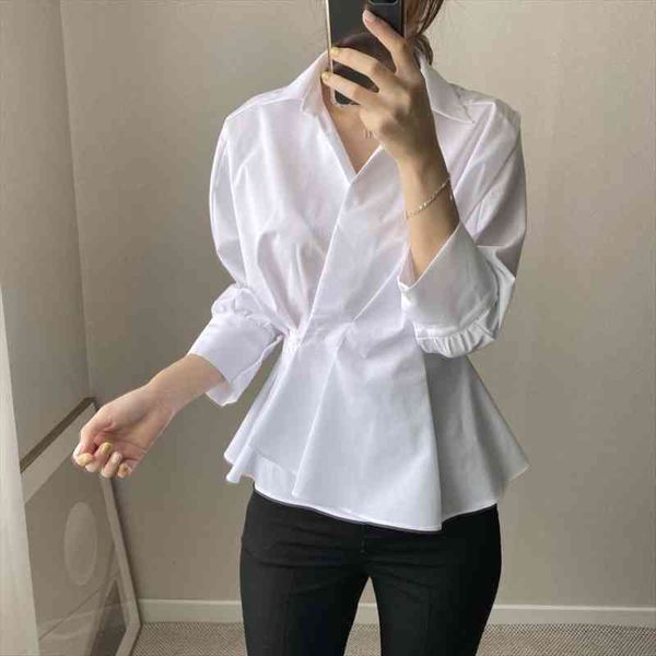 spring autumn basic white shirt women blouses ol elegant loose bottoming shirts solid lapel woman clothes
spring autumn basic white shirt women blouses ol elegant loose bottoming shirts solid lapel woman clothes