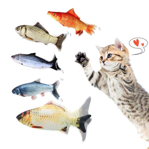 cat toys 25cm toy fish usb electric charging simulation dancing jumping moving floppy electronic for cats
cat toys 25cm toy fish usb electric charging simulation dancing jumping moving floppy electronic for cats