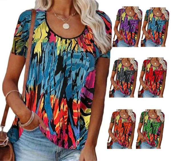women's t-shirt the summer 2021 loose-fitting print round-necked short-sleeved shirts for women all neon store clothes, White
women's t-shirt the summer 2021 loose-fitting print round-necked short-sleeved shirts for women all neon store clothes, White