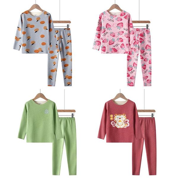 pajamas for 4 6 8 10 12 yrs children autumn long sleeved set clothing boys girls seamless velvet thermal underwear 2pcs pyjamas, Blue;red
pajamas for 4 6 8 10 12 yrs children autumn long sleeved set clothing boys girls seamless velvet thermal underwear 2pcs pyjamas, Blue;red