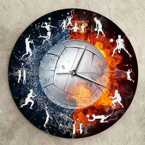 wall clocks volleyball ball clock modern design exercise room art decoration silent teen decor team gift
wall clocks volleyball ball clock modern design exercise room art decoration silent teen decor team gift