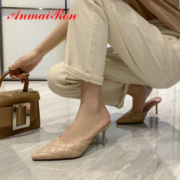 slippers anmairon geometric womens shoes synthetic 2021 summer outside slides women pu sewing thin heels basic, Black
slippers anmairon geometric womens shoes synthetic 2021 summer outside slides women pu sewing thin heels basic, Black