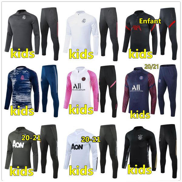 New kids soccer tracksuit football training 2020 2021 kids football kits 20-21 kids football tracksuit jogging chandal survetement foot, Black
New kids soccer tracksuit football training 2020 2021 kids football kits 20-21 kids football tracksuit jogging chandal survetement foot, Black
