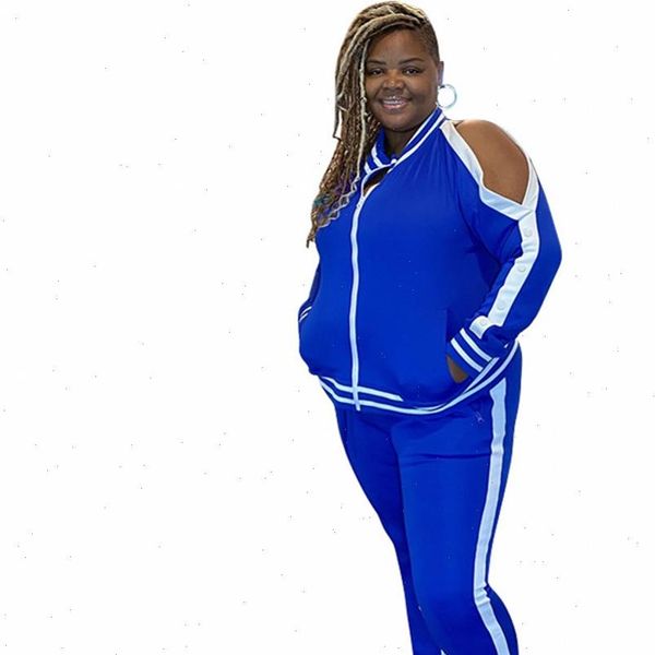 4xl 5xl plus size tracksuits women two piece set spring autumn street off the shoulder and jogger set suits casual outfits, Gray
4xl 5xl plus size tracksuits women two piece set spring autumn street off the shoulder and jogger set suits casual outfits, Gray