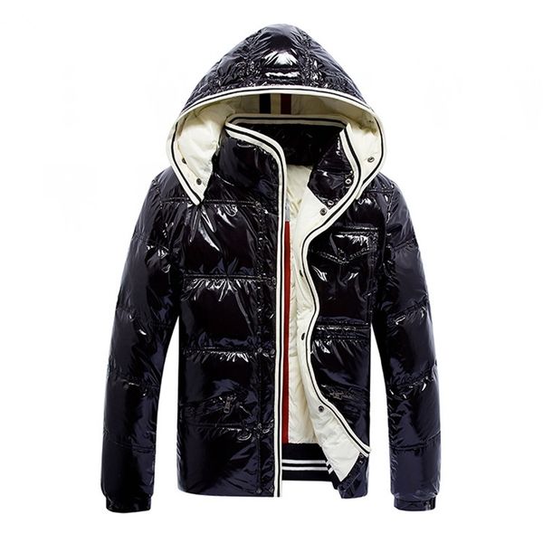 forever classic fashion hooded detachable hat men's winter down jacket long sleeve keep warm shiny fabric black and blue 210818
forever classic fashion hooded detachable hat men's winter down jacket long sleeve keep warm shiny fabric black and blue 210818