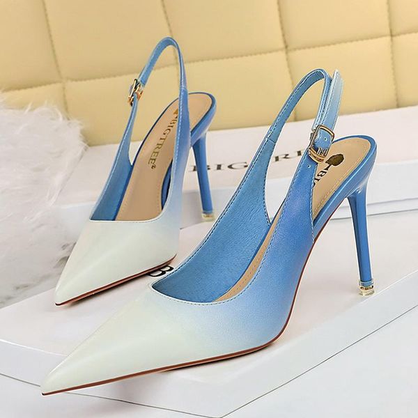 sandals 2021 elegant women stripper 9.5cm high heels slingback office lady blue stiletto bride prom shoes big size, Black
sandals 2021 elegant women stripper 9.5cm high heels slingback office lady blue stiletto bride prom shoes big size, Black