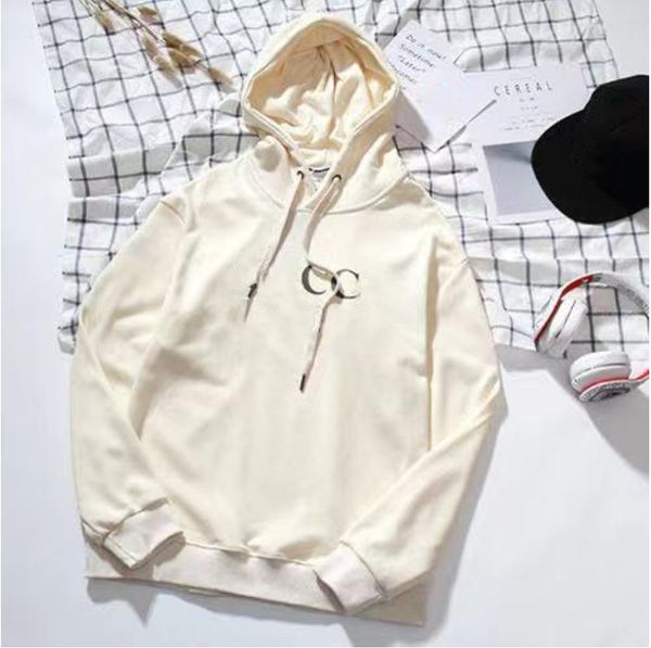 autumn and winter designer hoodie bronzing printing men women the same style european & american fashion casual wild couple sweater jacket g, Black