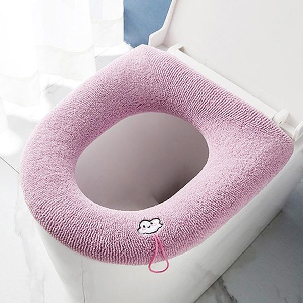 toilet seat covers 1pcs pad winter warm cover washable bathroom accessories knitted solid color soft o-pad bidet
toilet seat covers 1pcs pad winter warm cover washable bathroom accessories knitted solid color soft o-pad bidet
