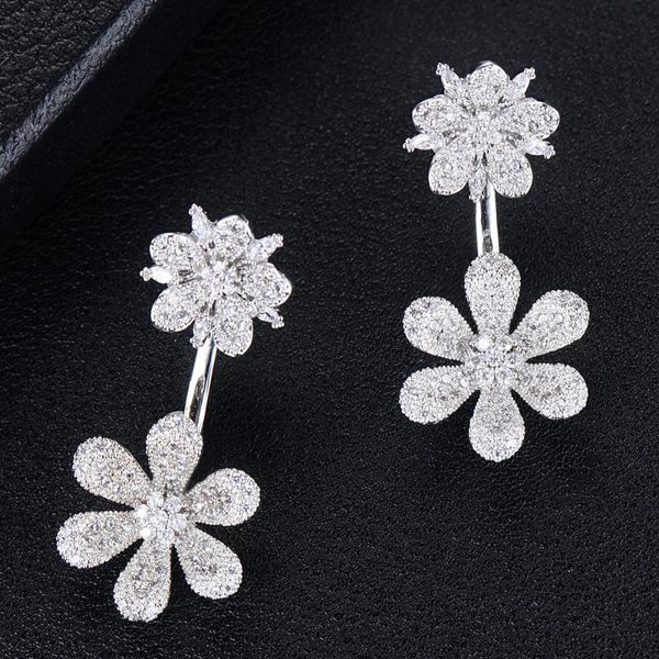 stud detachable charms silver 925 cz original design fashion flowers earrings for women girl wedding party jewelry gift, Golden;silver
stud detachable charms silver 925 cz original design fashion flowers earrings for women girl wedding party jewelry gift, Golden;silver