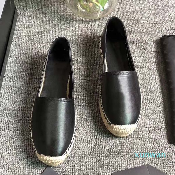 women casual shoes designer shoes vintage platform espadrilles girls genuine leather fashion flat bottom walking shoe with box size35-42, Black
women casual shoes designer shoes vintage platform espadrilles girls genuine leather fashion flat bottom walking shoe with box size35-42, Black
