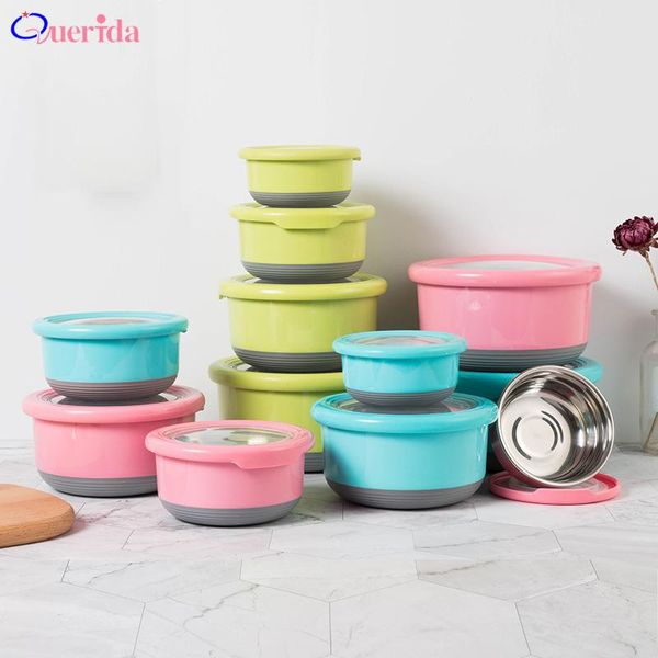 dinnerware sets portable leakproof lunch box stainless steel bowl silicone bento for kids instant noodle container
dinnerware sets portable leakproof lunch box stainless steel bowl silicone bento for kids instant noodle container
