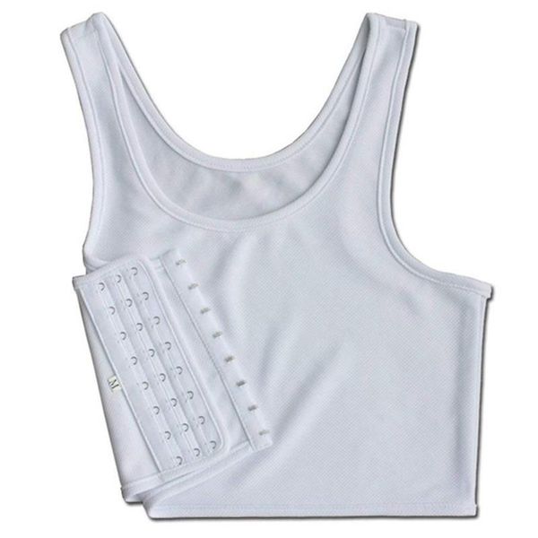 women's shapers s-3xl breast binder bra slim flatten tank vest casual shaper breathable buckle short les tomboy trans chest strap, Black;white
women's shapers s-3xl breast binder bra slim flatten tank vest casual shaper breathable buckle short les tomboy trans chest strap, Black;white