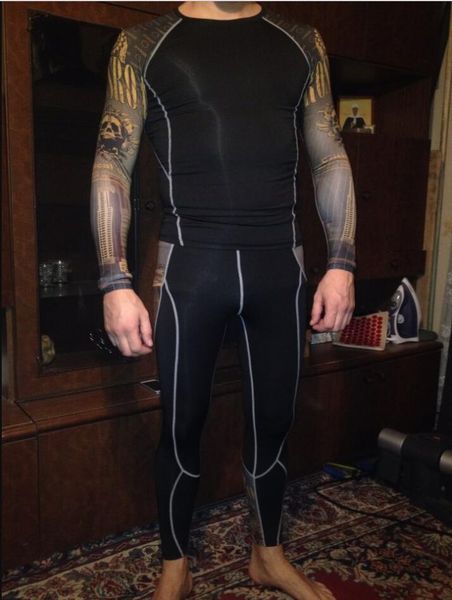 men's tracksuits long sleeve rash guard complete graphic compression shorts multi-use fitness mma shirts men suits 2021 18, Gray
men's tracksuits long sleeve rash guard complete graphic compression shorts multi-use fitness mma shirts men suits 2021 18, Gray