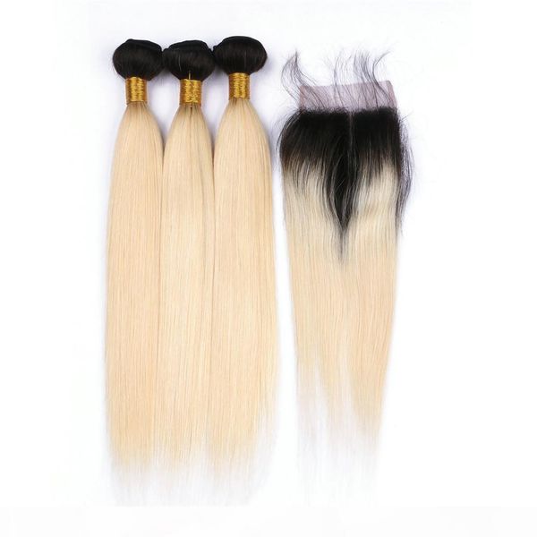 dark root #1b 613 blonde ombre lace closure 4x4 with bundles 3pcs straight ombre blonde brazilian virgin human hair weaves with closure, Black
dark root #1b 613 blonde ombre lace closure 4x4 with bundles 3pcs straight ombre blonde brazilian virgin human hair weaves with closure, Black