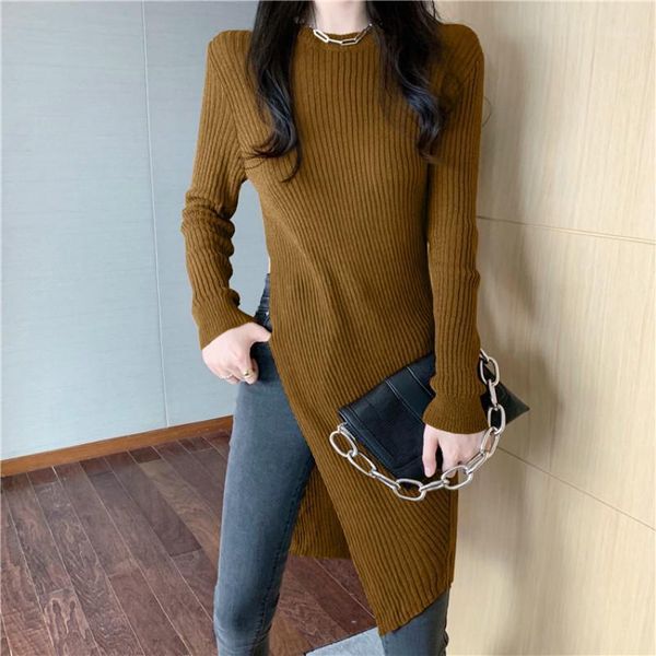 nomikuma knitted long sweater women o neck full sleeve casual loose pullover jumpers solid color split irregular 3d624 women's sweater, White;black
nomikuma knitted long sweater women o neck full sleeve casual loose pullover jumpers solid color split irregular 3d624 women's sweater, White;black