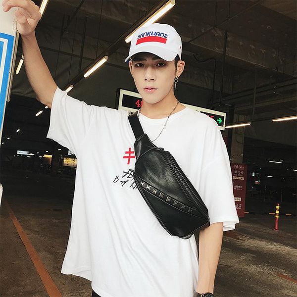 waist bags men's cortical bag multi-functional rivet slanting chaotic style leisure
waist bags men's cortical bag multi-functional rivet slanting chaotic style leisure
