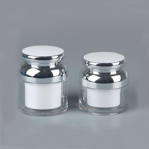 50g white/pink acrylic airless jar silver for day night cream/mask/hair wax/essence/moisturizer/foundation/sunscreen packing
50g white/pink acrylic airless jar silver for day night cream/mask/hair wax/essence/moisturizer/foundation/sunscreen packing