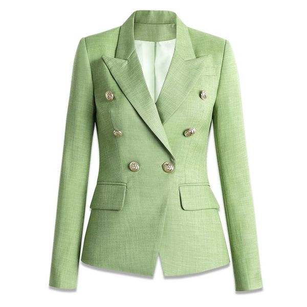 women's suits & blazers european early spring fashion trendy light green slim ladies suit jacket high-quality fabric metal buckle desig, White;black
women's suits & blazers european early spring fashion trendy light green slim ladies suit jacket high-quality fabric metal buckle desig, White;black