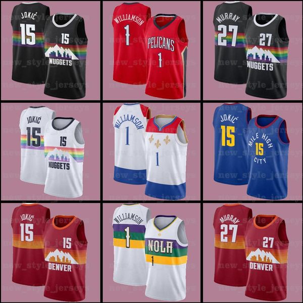 ncaa duke 1 zion 15 nikola williamson murray jokic 27 jamal b8 denver nuggets new orleans pelicans men basketball jerseys, Black;red
ncaa duke 1 zion 15 nikola williamson murray jokic 27 jamal b8 denver nuggets new orleans pelicans men basketball jerseys, Black;red