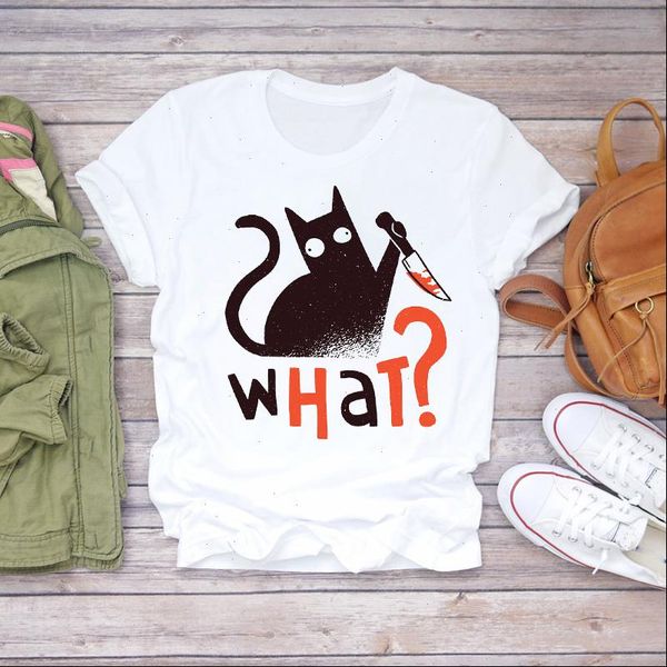 women cartoon cat 90s animal short sleeve halloween print lady t shirts womens graphic t shirt ladies female tee t shirt, White
women cartoon cat 90s animal short sleeve halloween print lady t shirts womens graphic t shirt ladies female tee t shirt, White
