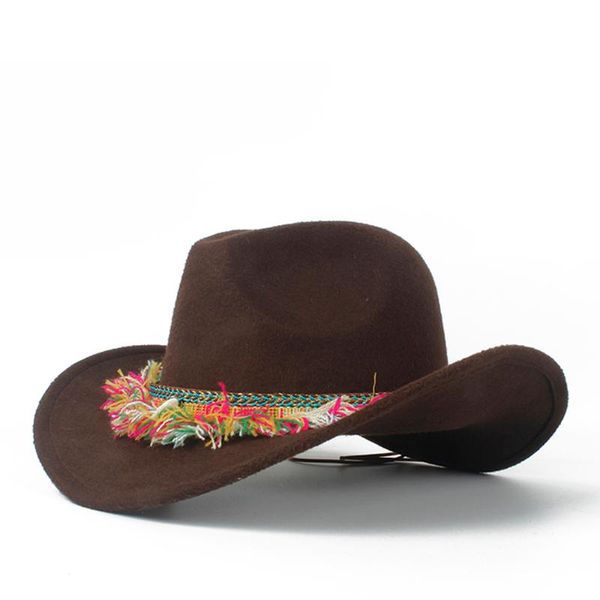 cloches 2021 child wool western cowboy hat boy girloutblack tassel sombrero hombre jazz cap size 52-54, Blue;gray
cloches 2021 child wool western cowboy hat boy girloutblack tassel sombrero hombre jazz cap size 52-54, Blue;gray