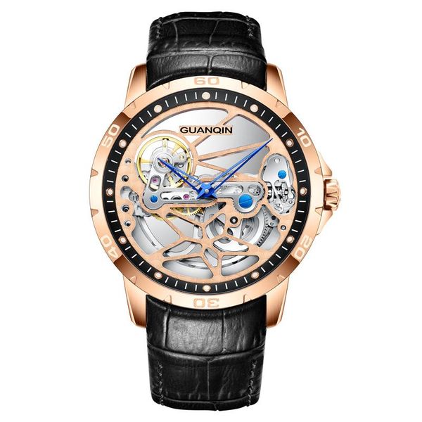 wristwatches guanqin gj16145 automatic mechanical hollow watch men's business men reloj hombre, Slivery;brown
wristwatches guanqin gj16145 automatic mechanical hollow watch men's business men reloj hombre, Slivery;brown