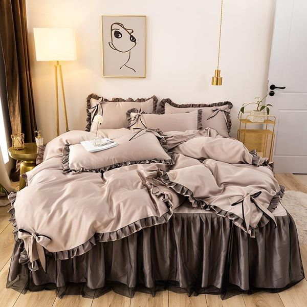 bedding sets simple solid color duvet cover set 4 pieces ruffle bedclothes include bedskirt 2pcs pillowcase comforter oceania
bedding sets simple solid color duvet cover set 4 pieces ruffle bedclothes include bedskirt 2pcs pillowcase comforter oceania