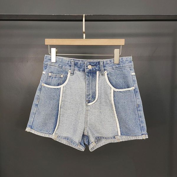 women's shorts 2021 summer women denim patchwork fashion casual cotton wild stylish female clothes with pockets, White;black
women's shorts 2021 summer women denim patchwork fashion casual cotton wild stylish female clothes with pockets, White;black