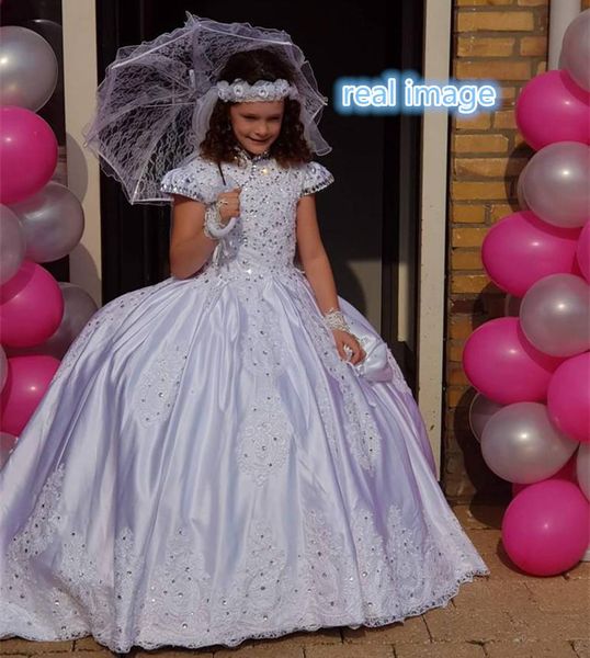 girl's dresses white lace applique flower girl for wedding cascading party long sleeve princess formal dress first communion, Red;yellow
girl's dresses white lace applique flower girl for wedding cascading party long sleeve princess formal dress first communion, Red;yellow